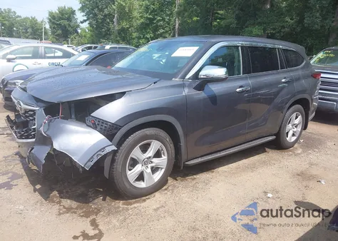 2020 Toyota Highlander Le из США, поврежденный, VIN 5TDBZRBH7LS510644